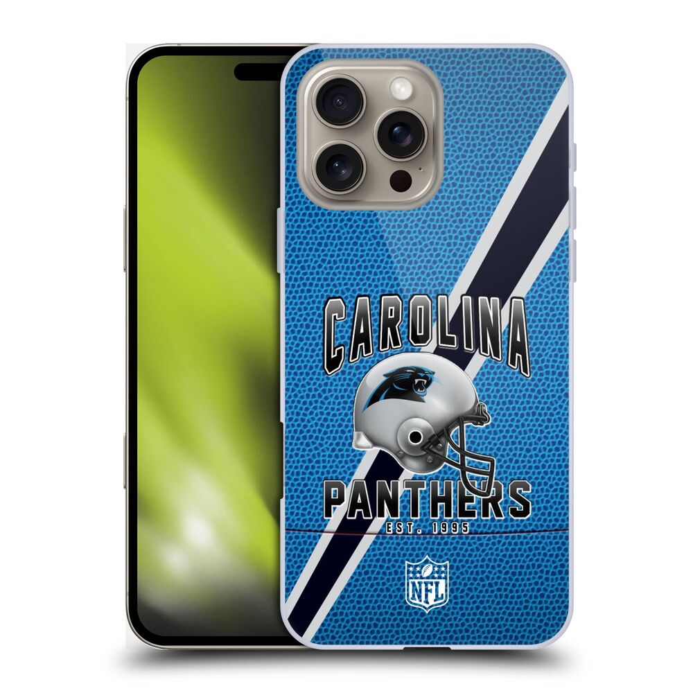 CAROLINA PANTHERS（NFL） カロライナパンサーズ  カロライナパンサーズ - Football Stripes ハード case / Apple iPhoneケース 【公式 / オフィシャル】