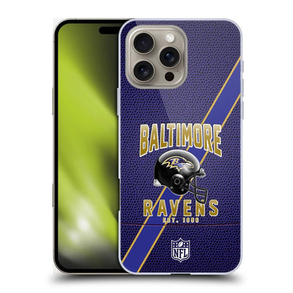 BALTIMORE RAVENS（NFL） ボルチモアレイブンズ ボルチモアレイブンズ - Football Stripes ハード case / Apple iPhoneケース 【公式 / オフィシャル】