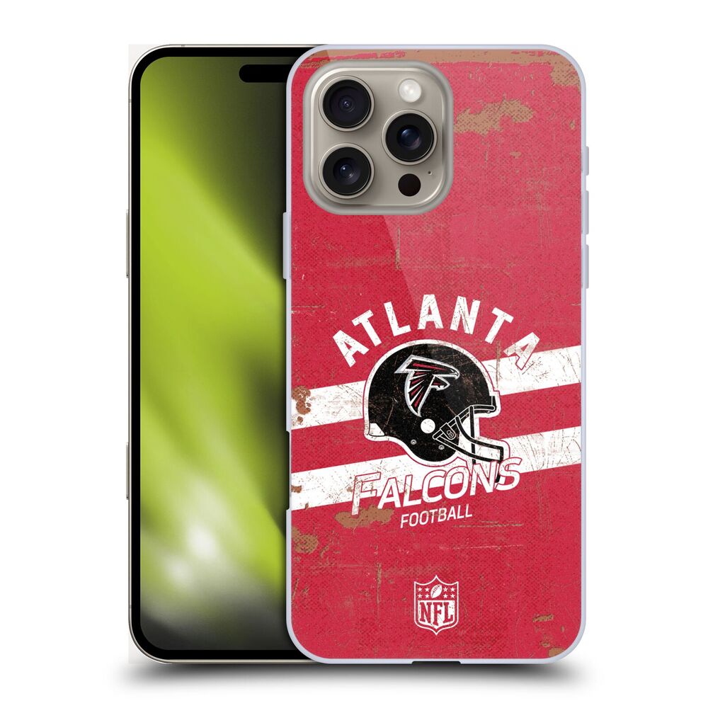 ATLANTA FALCONS（NFL） アトランタファルコンズ アトランタファルコンズ - Helmet Distressed ハード case / Apple iPhoneケース 【公式 / オフィシャル】