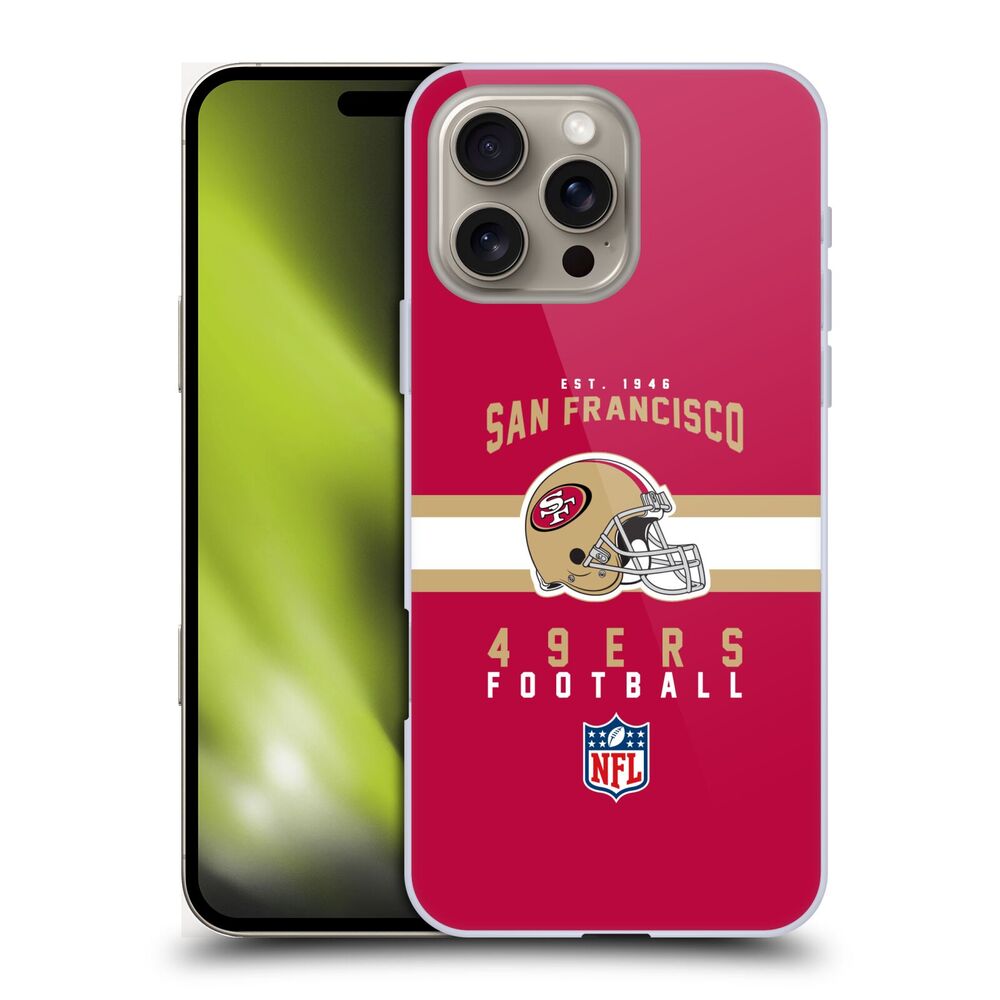 SAN FRANCISCO 49ERS（NFL） ナイナーズ ナイナーズ - Helmet Typography ハード case / Apple iPhoneケース 【公式 / オフィシャル】