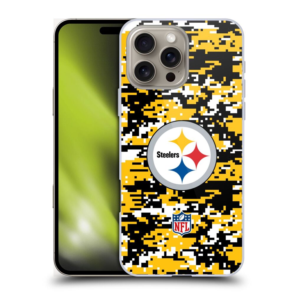 PITTSBURGH STEELERS（NFL） ピッツバーグスティーラーズ ピッツバーグスティーラーズ - Digital Camouflage ハード case / Apple iPhoneケース 【公式 / オフィシャル】