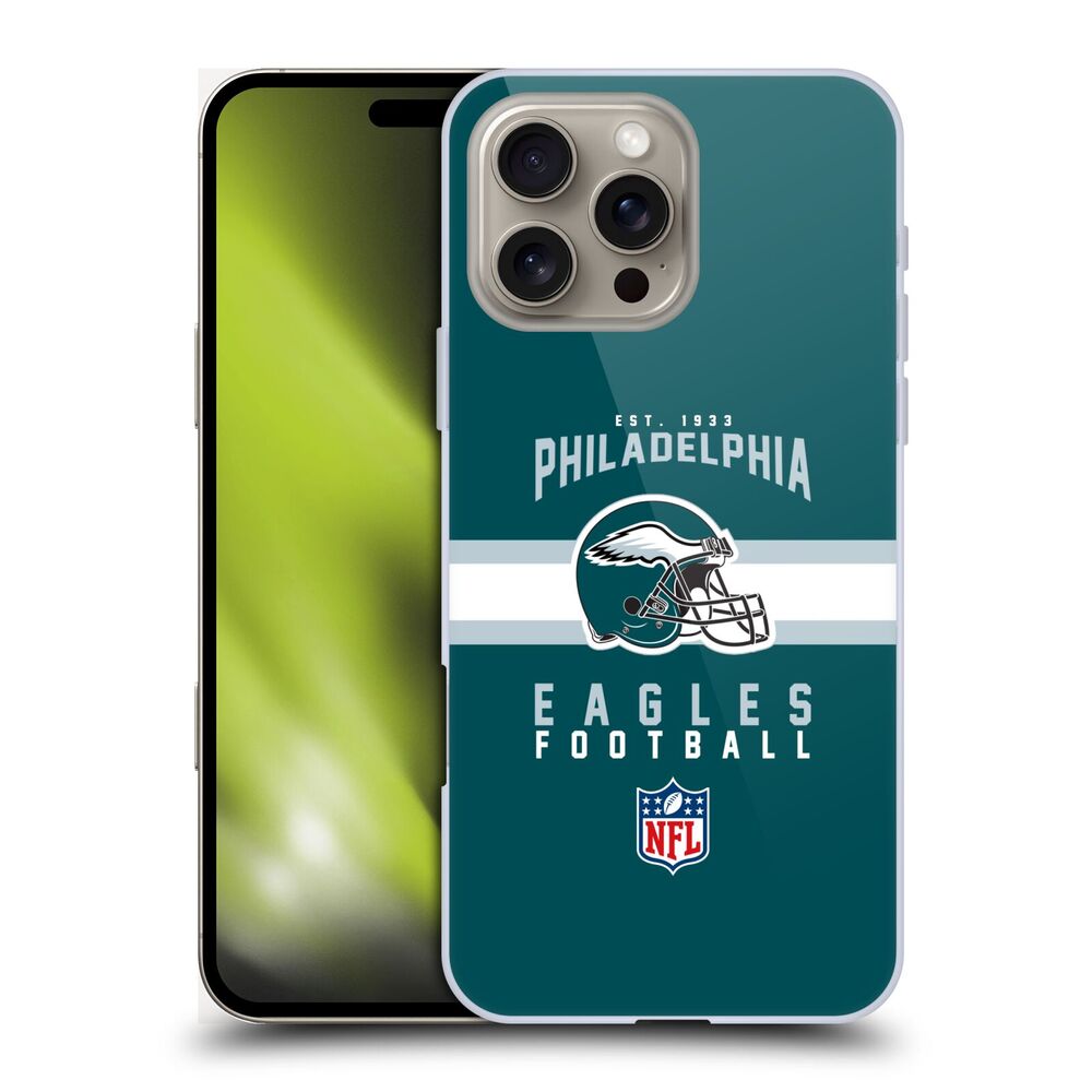 PHILADELPHIA EAGLES（NFL） フィラデルフィアイーグルス フィラデルフィアイーグルス - Helmet Typography ハード case / Apple iPhoneケース 【公式 / オフィシャル】