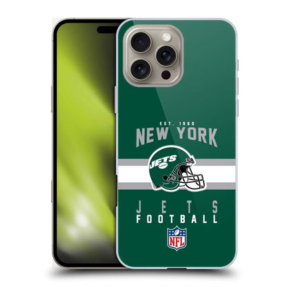 NEW YORK JETS（NFL） ニューヨークジェッツ ニューヨークジェッツ - Helmet Typography ハード case / Apple iPhoneケース 【公式 / オフィシャル】