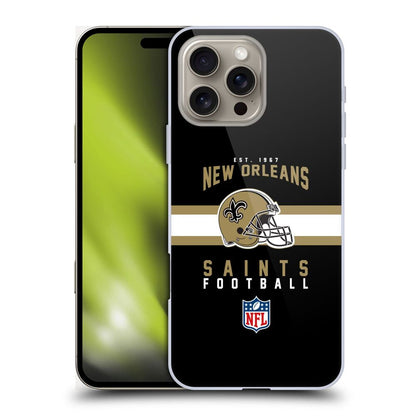 NEW ORLEANS SAINTS（NFL） ニューオーリンズセインツ ニューオーリンズセインツ - Helmet Typography ハード case / Apple iPhoneケース 【公式 / オフィシャル】