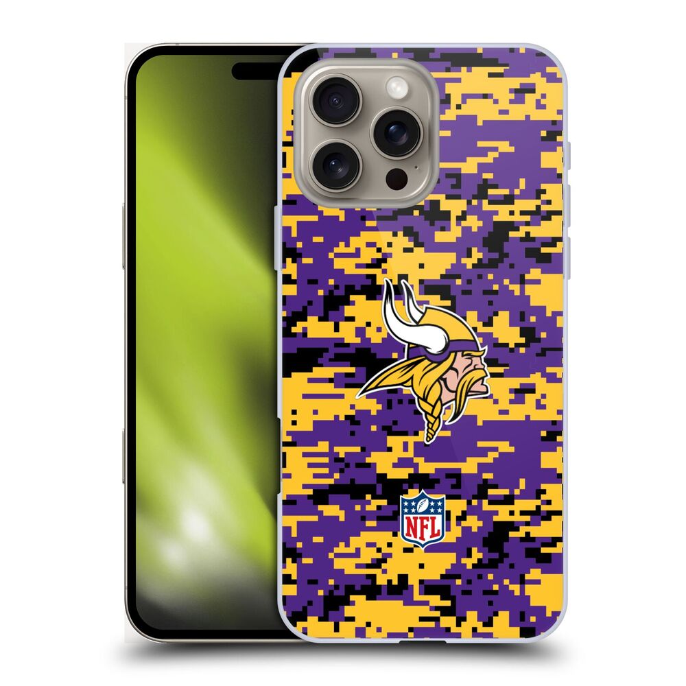 MINNESOTA VIKINGS（NFL） ミネソタバイキングス ミネソタバイキングス - Digital Camouflage ハード case / Apple iPhoneケース 【公式 / オフィシャル】