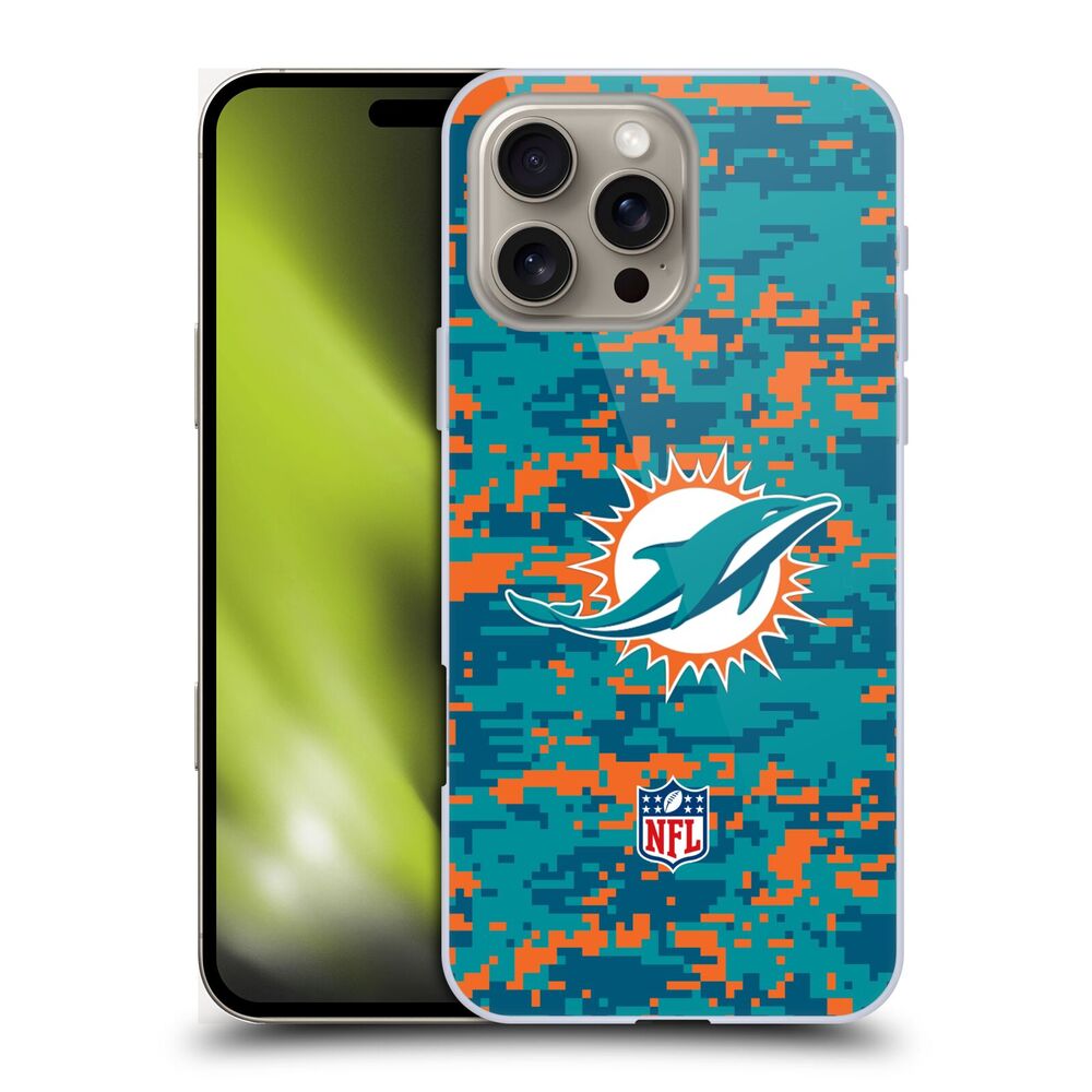MIAMI DOLPHINS（NFL） マイアミドルフィンズ マイアミドルフィンズ - Digital Camouflage ハード case / Apple iPhoneケース 【公式 / オフィシャル】
