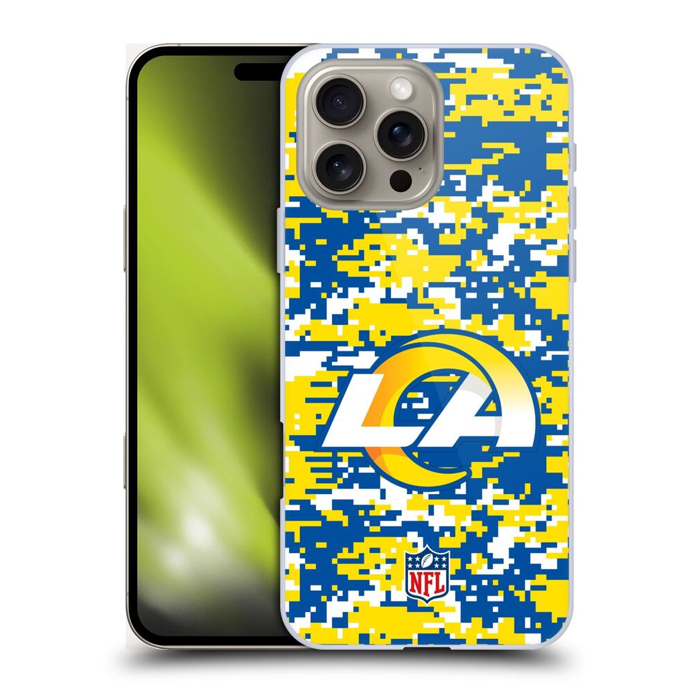 LOS ANGELES RAMS（NFL） ロサンゼルスラムズ ロサンゼルスラムズ - Digital Camouflage ハード case / Apple iPhoneケース 【公式 / オフィシャル】