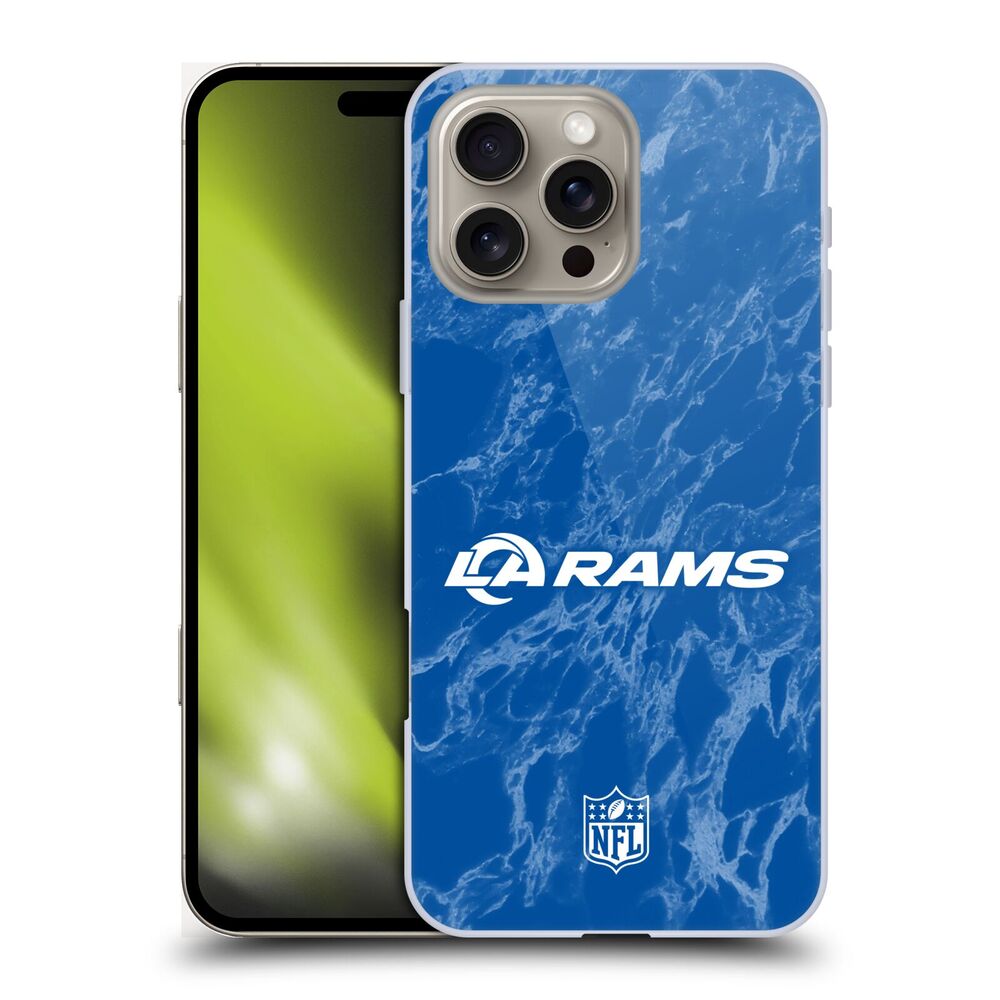 LOS ANGELES RAMS（NFL） ロサンゼルスラムズ ロサンゼルスラムズ - Coloured Marble ハード case / Apple iPhoneケース 【公式 / オフィシャル】