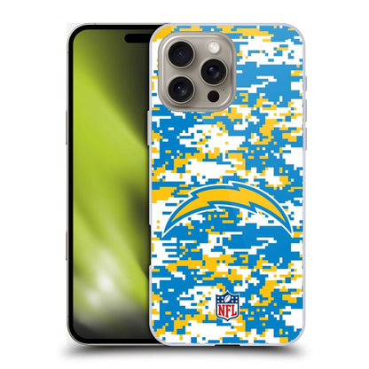 LOS ANGELES CHARGERS（NFL） ロサンゼルスチャージャーズ ロサンゼルスチャージャーズ - Digital Camouflage ハード case / Apple iPhoneケース 【公式 / オフィシャル】