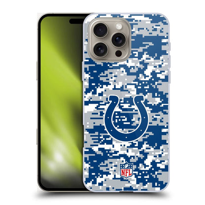 INDIANAPOLIS COLTS（NFL） インディアナポリスコルツ インディアナポリスコルツ - Digital Camouflage ハード case / Apple iPhoneケース 【公式 / オフィシャル】