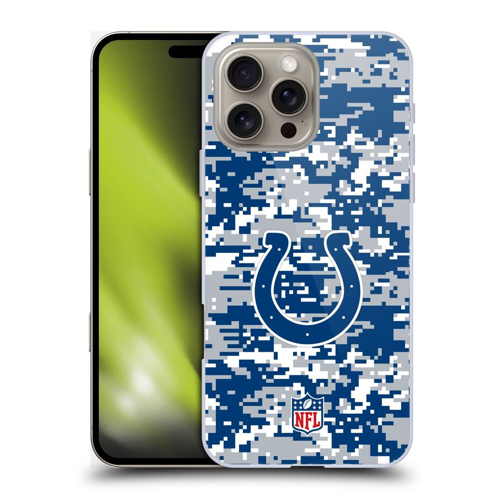 INDIANAPOLIS COLTS（NFL） インディアナポリスコルツ インディアナポリスコルツ - Digital Camouflage ハード case / Apple iPhoneケース 【公式 / オフィシャル】
