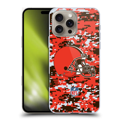 CLEVELAND BROWNS（NFL） クリーブランドブラウンズ クリーブランドブラウンズ - Digital Camouflage ハード case / Apple iPhoneケース 【公式 / オフィシャル】