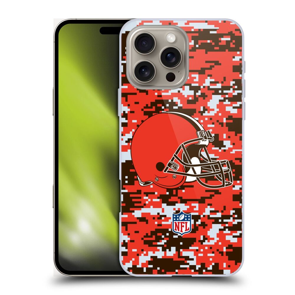 CLEVELAND BROWNS（NFL） クリーブランドブラウンズ クリーブランドブラウンズ - Digital Camouflage ハード case / Apple iPhoneケース 【公式 / オフィシャル】