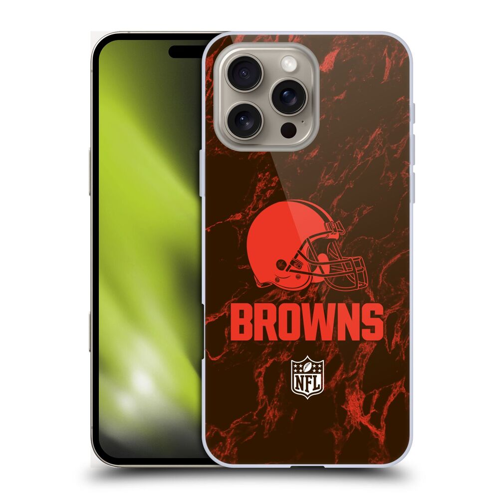 CLEVELAND BROWNS（NFL） クリーブランドブラウンズ クリーブランドブラウンズ - Coloured Marble ハード case / Apple iPhoneケース 【公式 / オフィシャル】