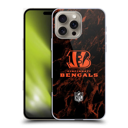 CINCINNATI BENGALS（NFL） シンシナティベンガルズ シンシナティベンガルズ - Coloured Marble ハード case / Apple iPhoneケース 【公式 / オフィシャル】