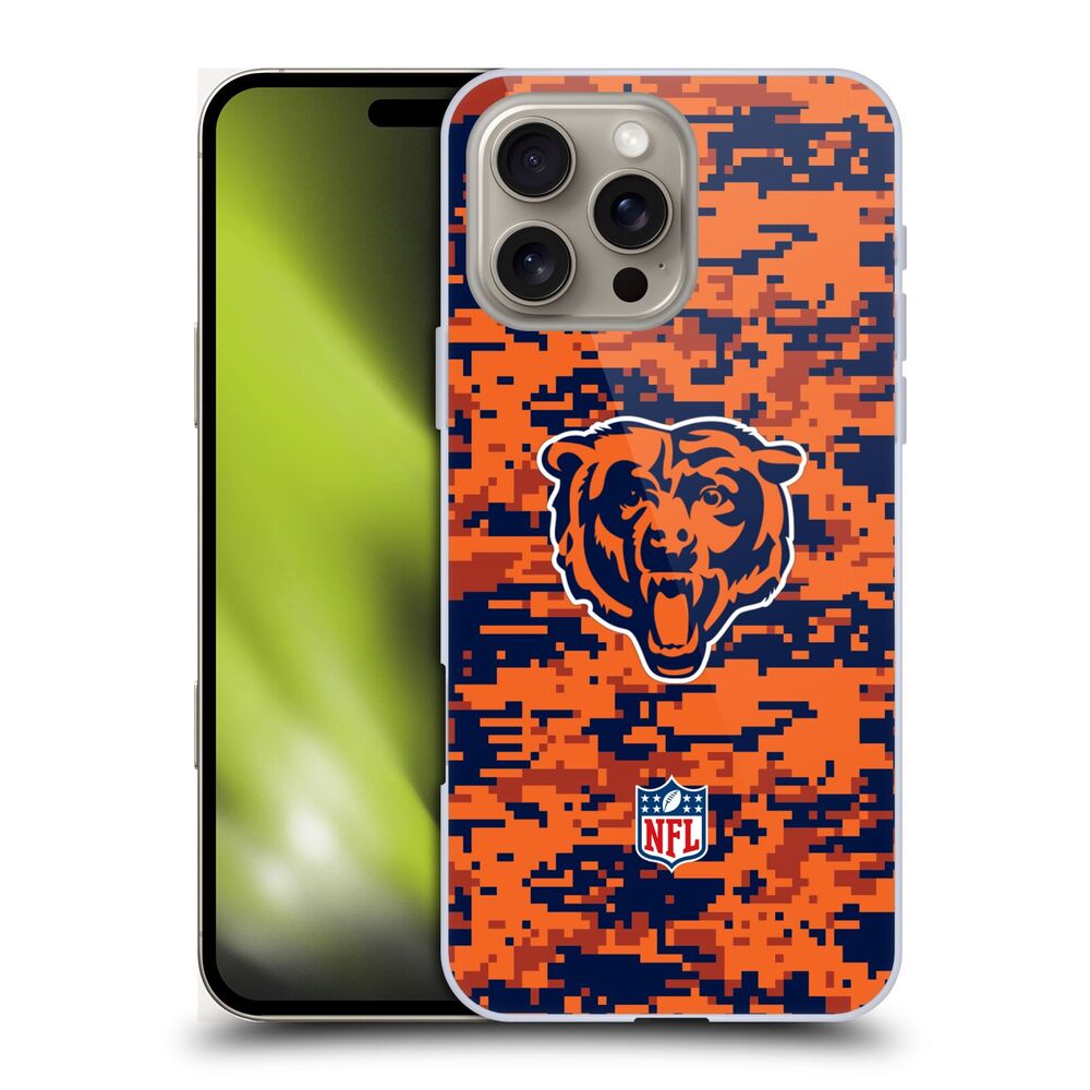 CHICAGO BEARS（NFL） シカゴベアーズ シカゴベアーズ - Digital Camouflage ハード case / Apple iPhoneケース 【公式 / オフィシャル】