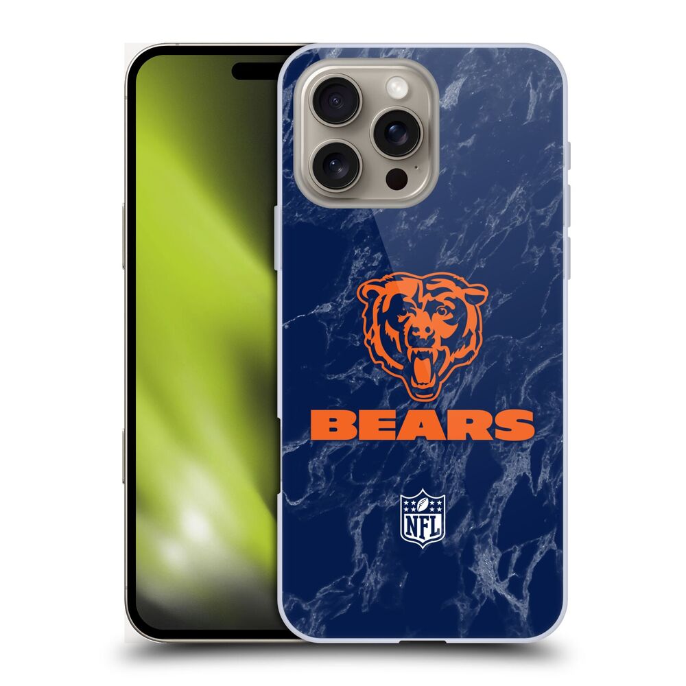 CHICAGO BEARS（NFL） シカゴベアーズ シカゴベアーズ - Coloured Marble ハード case / Apple iPhoneケース 【公式 / オフィシャル】