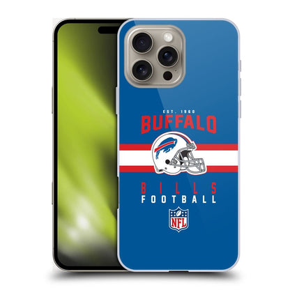 BUFFALO BILLS（NFL） バッファロービルズ バッファロービルズ - Helmet Typography ハード case / Apple iPhoneケース 【公式 / オフィシャル】