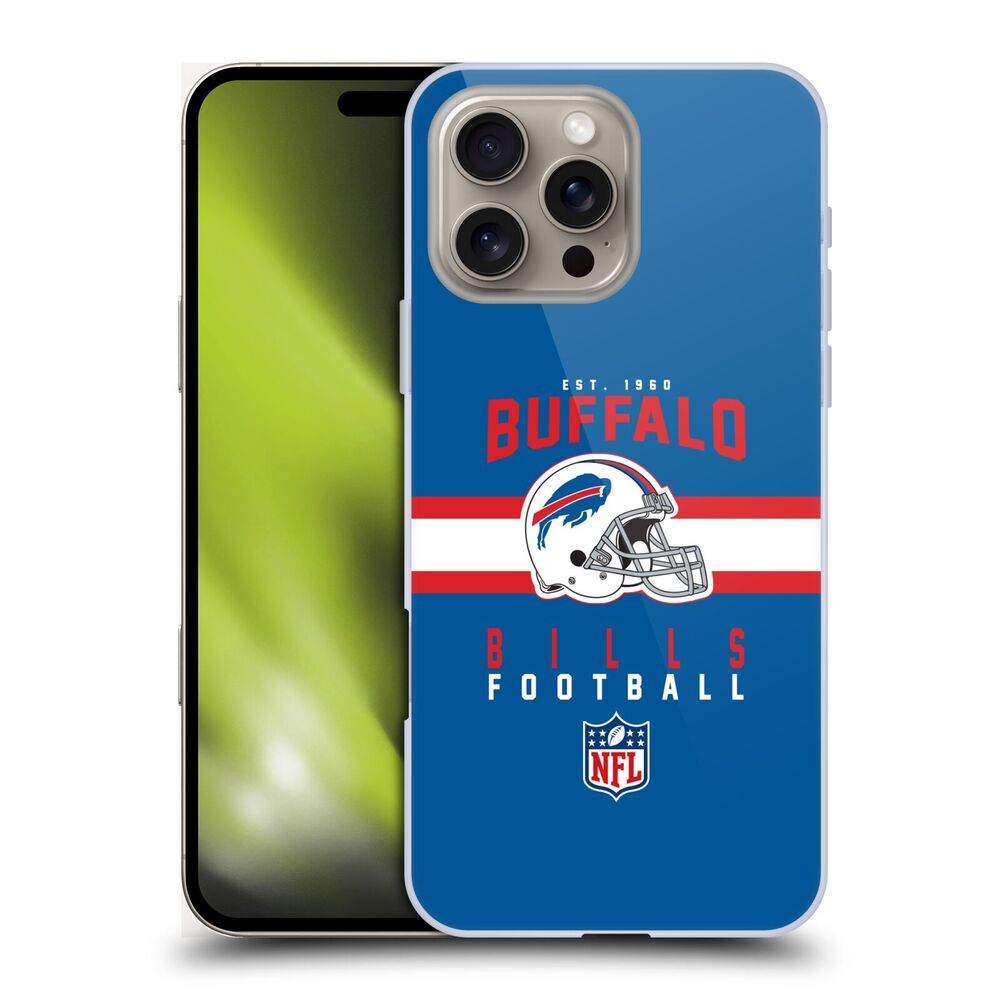 BUFFALO BILLS（NFL） バッファロービルズ バッファロービルズ - Helmet Typography ハード case / Apple iPhoneケース 【公式 / オフィシャル】