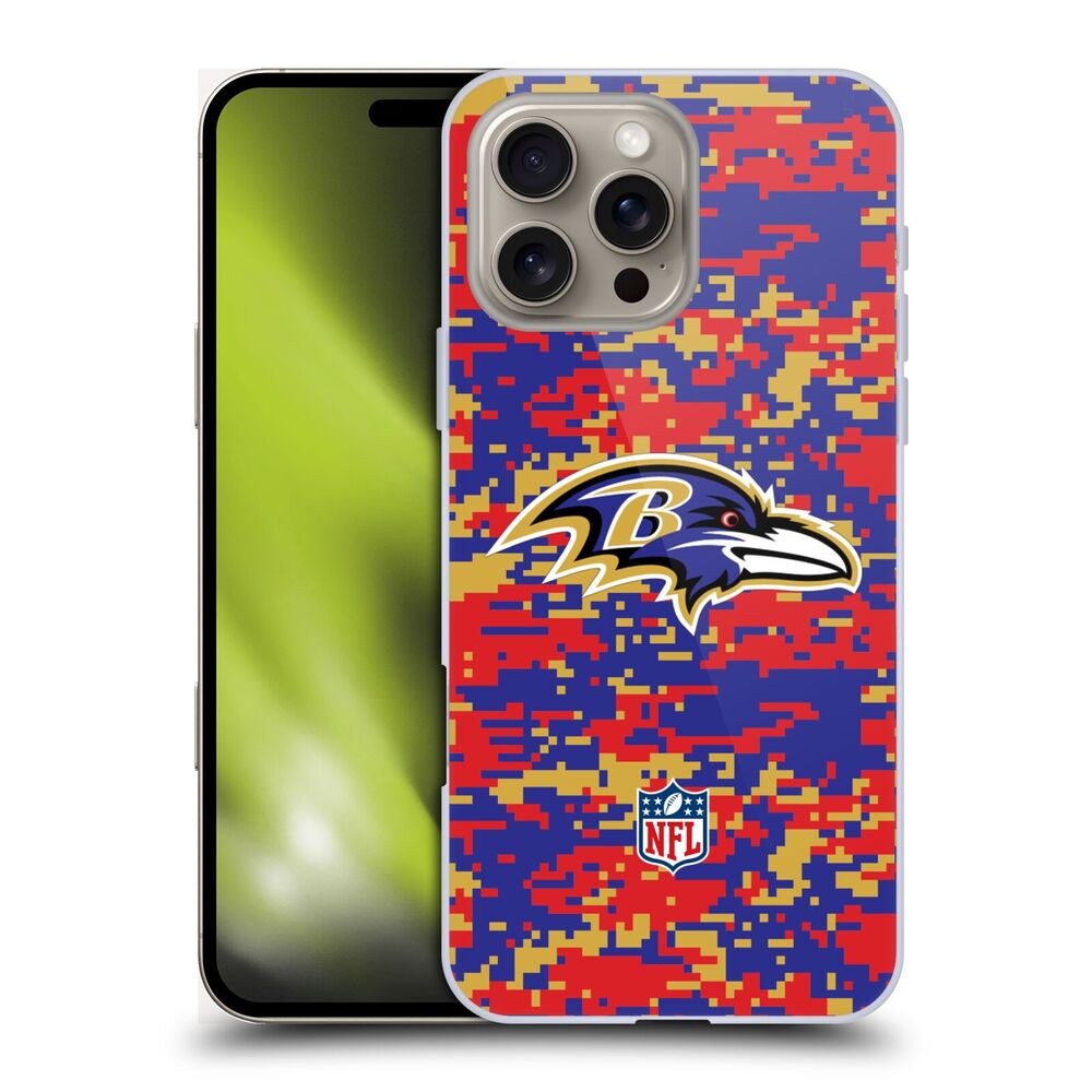 BALTIMORE RAVENS（NFL） ボルチモアレイブンズ ボルチモアレイブンズ - Digital Camouflage ハード case / Apple iPhoneケース 【公式 / オフィシャル】