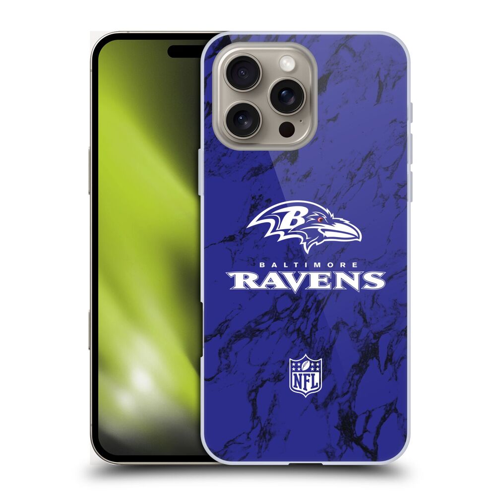 BALTIMORE RAVENS（NFL） ボルチモアレイブンズ ボルチモアレイブンズ - Coloured Marble ハード case / Apple iPhoneケース 【公式 / オフィシャル】
