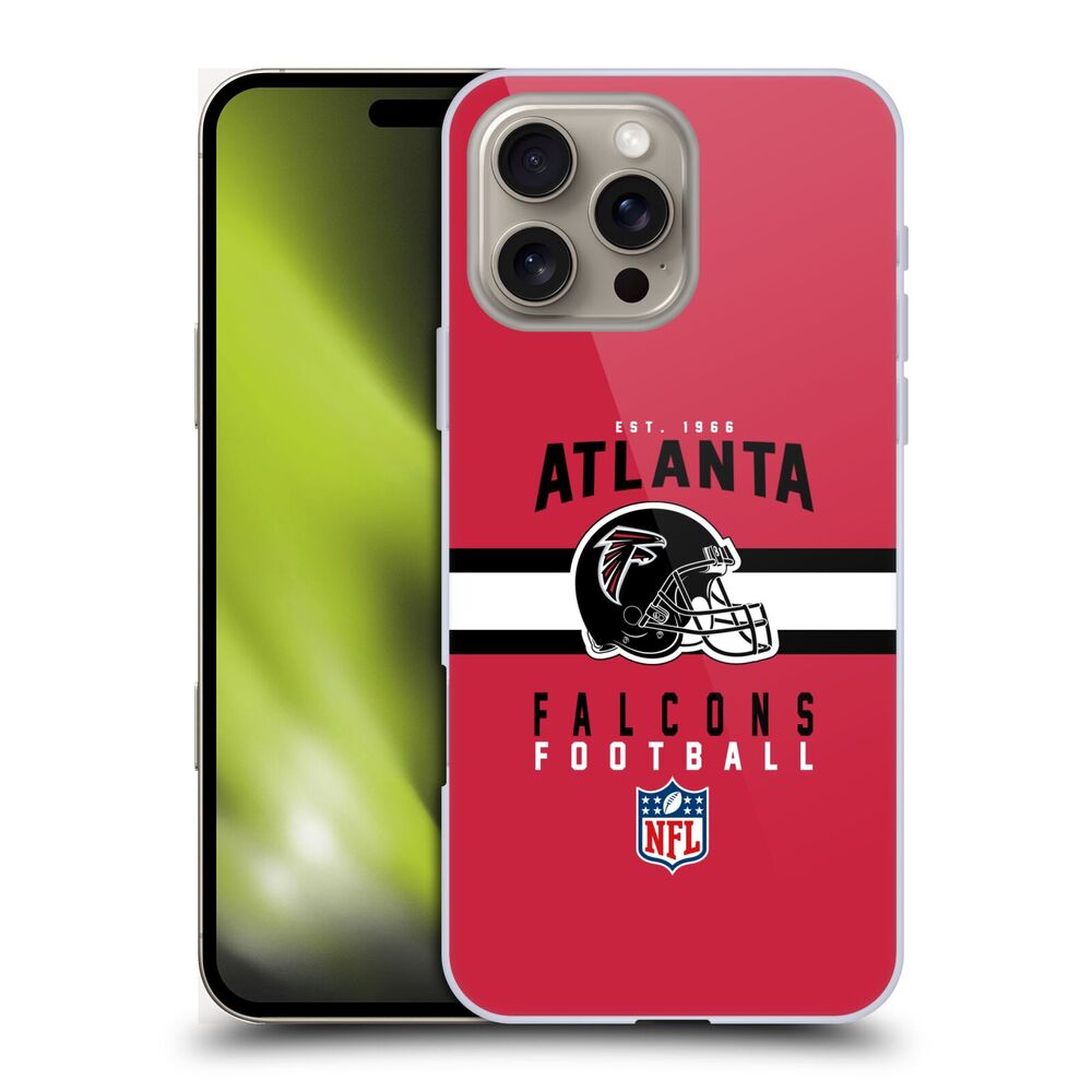 ATLANTA FALCONS（NFL） アトランタファルコンズ アトランタファルコンズ - Helmet Typography ハード case / Apple iPhoneケース 【公式 / オフィシャル】