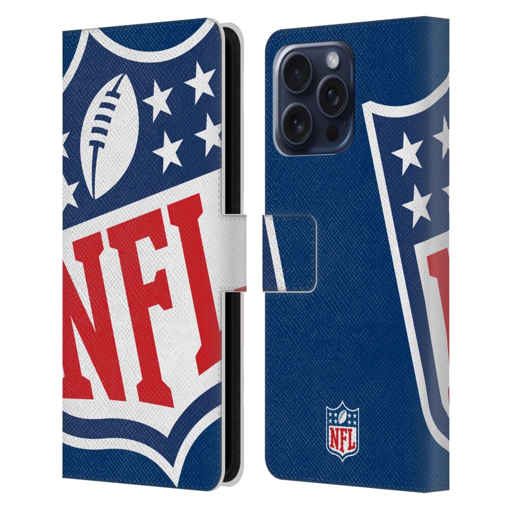 NFL ナショナルフットボールリーグ - Shield / Oversized レザー手帳型 / Apple iPhoneケース 【公式 / オフィシャル】