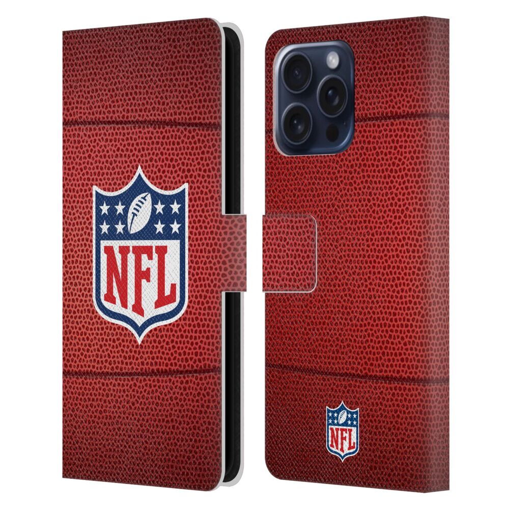 NFL ナショナルフットボールリーグ - Shield / Football レザー手帳型 / Apple iPhoneケース 【公式 / オフィシャル】