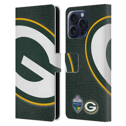 NFL ナショナルフットボールリーグ - 2024 International Games / S?o Paulo Packers レザー手帳型 / Apple iPhoneケース 【公式 / オフィシャル】
