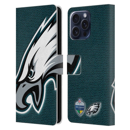 NFL ナショナルフットボールリーグ - 2024 International Games / S?o Paulo Eagles レザー手帳型 / Apple iPhoneケース 【公式 / オフィシャル】
