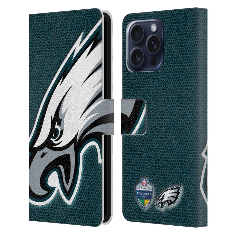 NFL ナショナルフットボールリーグ - 2024 International Games / S?o Paulo Eagles レザー手帳型 / Apple iPhoneケース 【公式 / オフィシャル】
