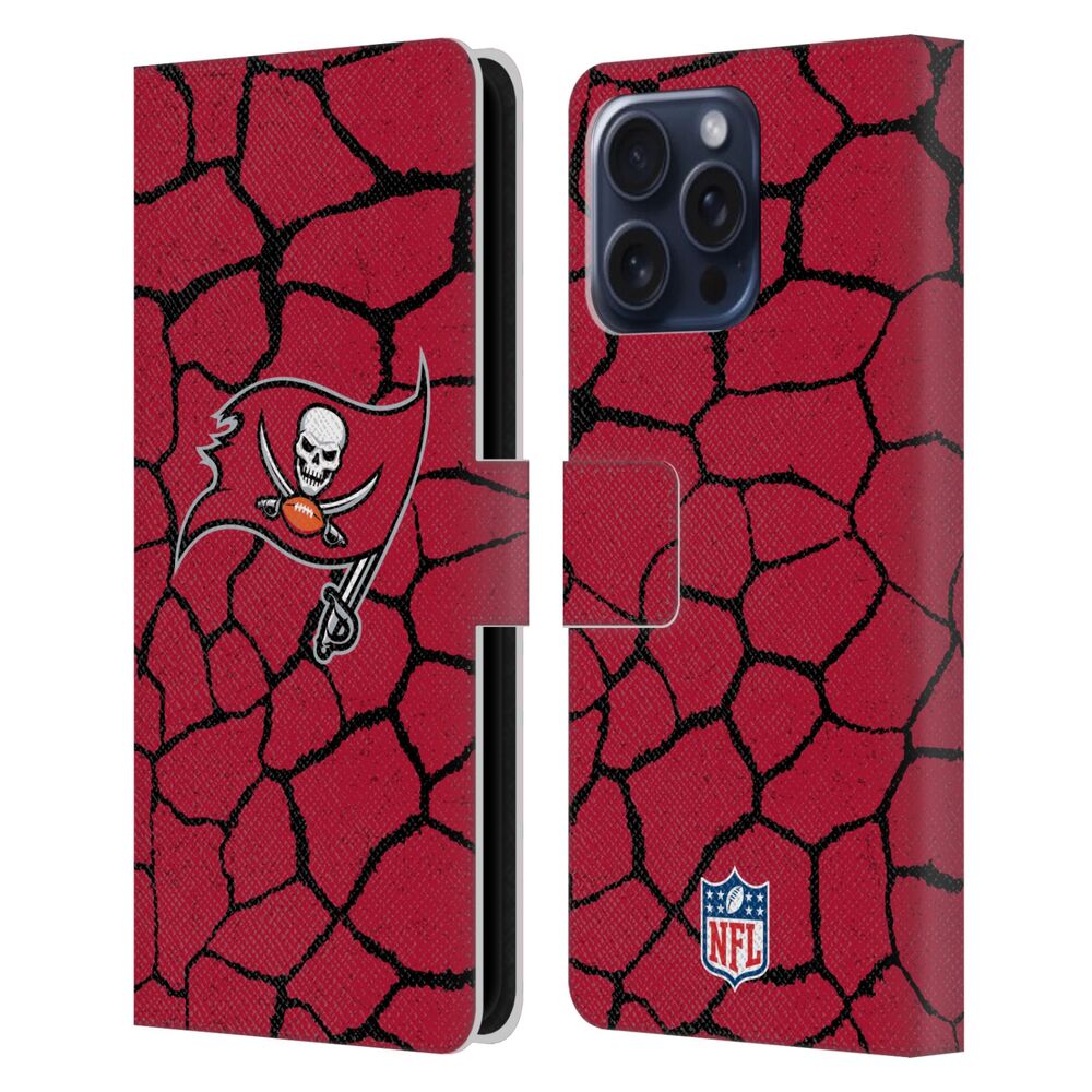 TAMPA BAY BUCCANEERS（NFL） バックス バックス - Giraffe Animal Print レザー手帳型 / Apple iPhoneケース 【公式 / オフィシャル】