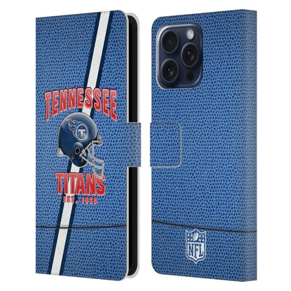 TENNESSEE TITANS（NFL） テネシータイタンズ テネシータイタンズ - Football Stripes レザー手帳型 / Apple iPhoneケース 【公式 / オフィシャル】