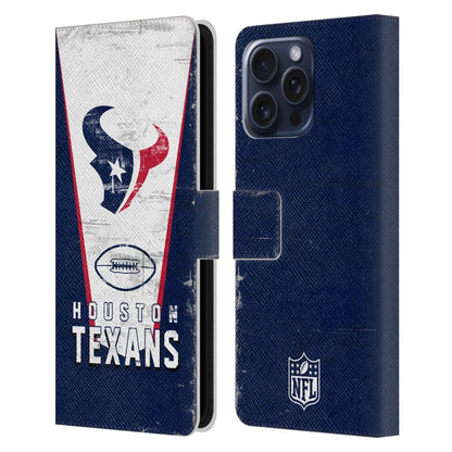 HOUSTON TEXANS（NFL） ヒューストンテキサンズ ヒューストンテキサンズ - Banner レザー手帳型 / Apple iPhoneケース 【公式 / オフィシャル】
