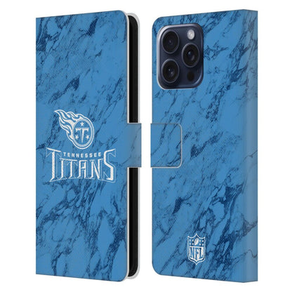 TENNESSEE TITANS（NFL） テネシータイタンズ テネシータイタンズ - Coloured Marble レザー手帳型 / Apple iPhoneケース 【公式 / オフィシャル】