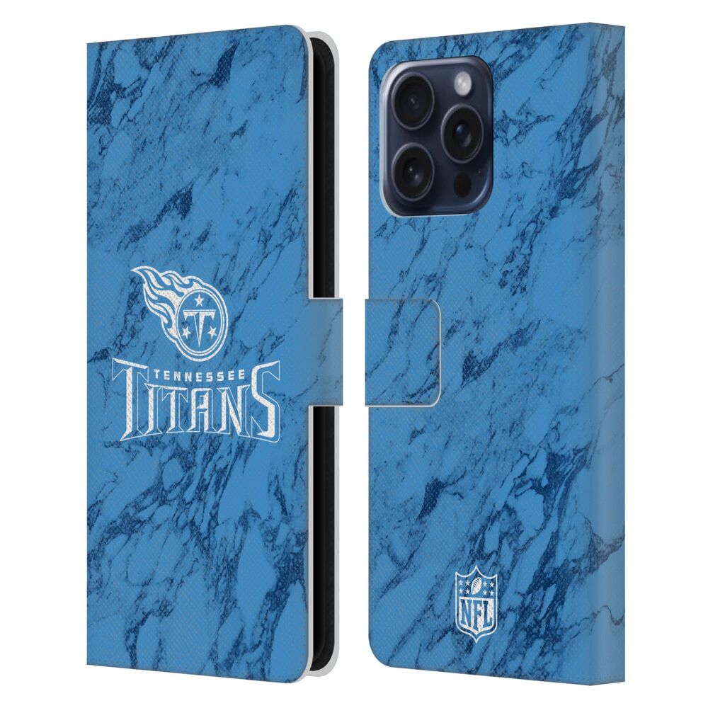 TENNESSEE TITANS（NFL） テネシータイタンズ テネシータイタンズ - Coloured Marble レザー手帳型 / Apple iPhoneケース 【公式 / オフィシャル】