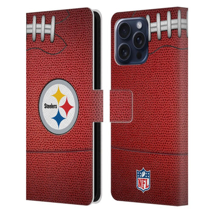 PITTSBURGH STEELERS（NFL） ピッツバーグスティーラーズ ピッツバーグスティーラーズ - Football レザー手帳型 / Apple iPhoneケース 【公式 / オフィシャル】