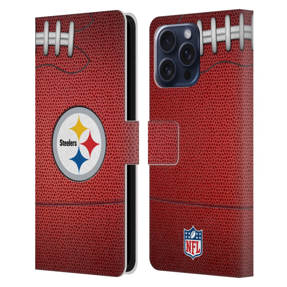 PITTSBURGH STEELERS（NFL） ピッツバーグスティーラーズ ピッツバーグスティーラーズ - Football レザー手帳型 / Apple iPhoneケース 【公式 / オフィシャル】