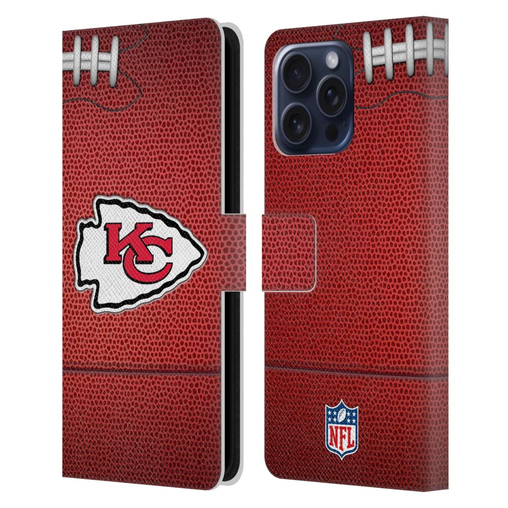 KANSAS CITY CHIEFS（NFL） カンザスシティチーフス カンザスシティチーフス - Football レザー手帳型 / Apple iPhoneケース 【公式 / オフィシャル】