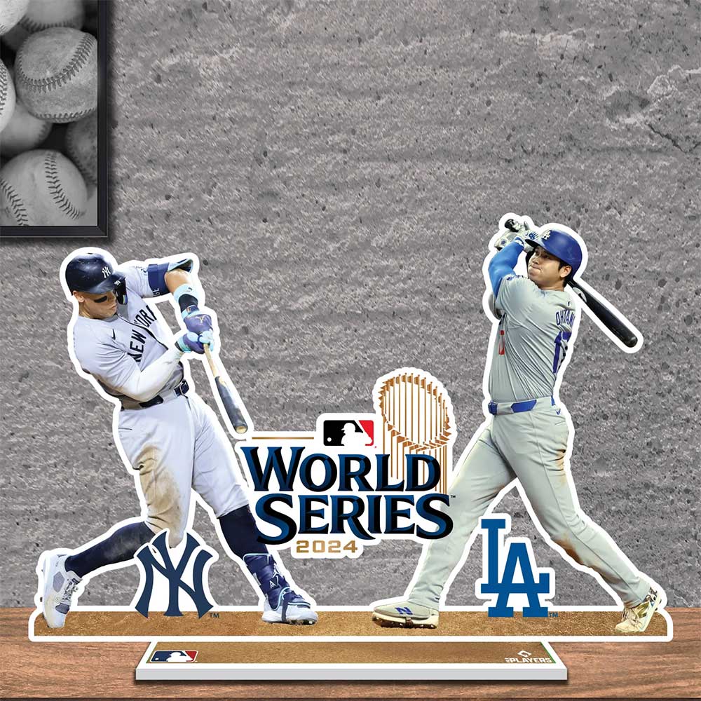 【予約商品】 SHOHEI OHTANI 大谷翔平 - MLB 2024 World Series Dueling Players Judge / Ohtani Standee / インテリア置物 【公式 / オフィシャル】