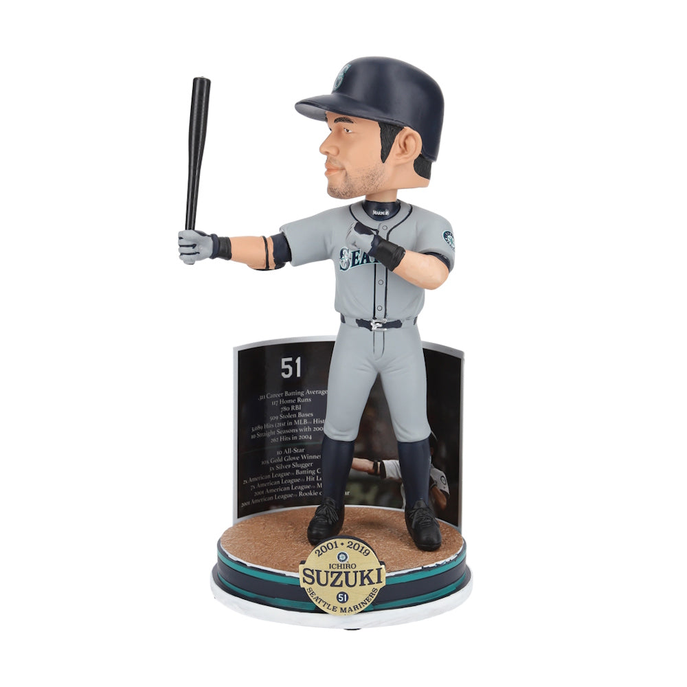 ICHIRO イチロー - MLB公式・限定 Collector's Bobblehead (記念台座付) / 世界限定3000個 / フィギュア・人形