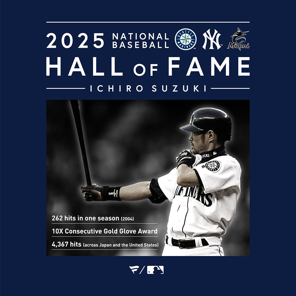 
                  
                    ICHIRO イチロー -  米国野球殿堂入り記念 / ネイビー / 限定 / Tシャツ / メンズ
                  
                