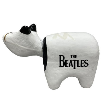 THE BEATLES ビートルズ (結成 65周年 ) - meets Japanese traditional craft Album debut 60th anniversary / 赤べこ / 白色 / インテリア置物 【公式 / オフィシャル】