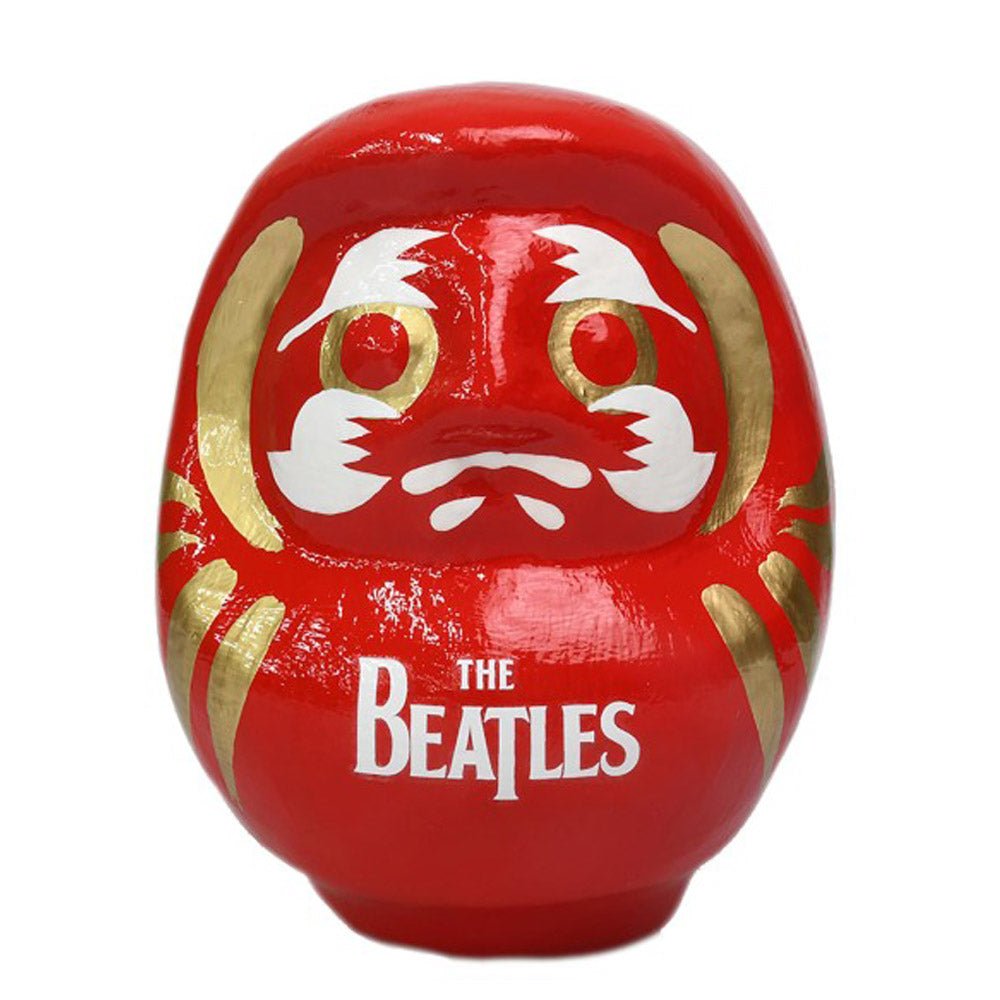 THE BEATLES ビートルズ (来日 60周年 ) - meets Japanese traditional craft Album debut 60th anniversary / ダルマ / ロゴ / 中 / インテリア置物 - PGS