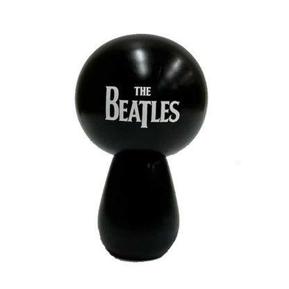 THE BEATLES ビートルズ (結成 65周年 ) - meets Japanese traditional craft Album debut 60th anniversary / こけし / 小 / 黒色 / インテリア置物