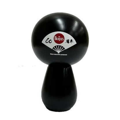 THE BEATLES (65th anniversary of formation) - meets Japanese traditional craft Album debut 60th anniversary / Kokeshi / small / black / interior ornament