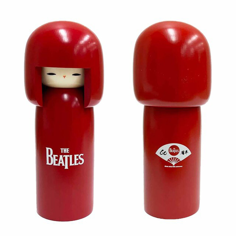 THE BEATLES - (結成 65周年 ) - meets Japanese traditional craft Album debut 60th anniversary / こけし / 中 / 赤色