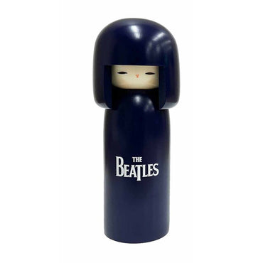 THE BEATLES ビートルズ (結成 65周年 ) - meets Japanese traditional craft Album debut 60th anniversary / こけし / 中 / 青色 / インテリア置物