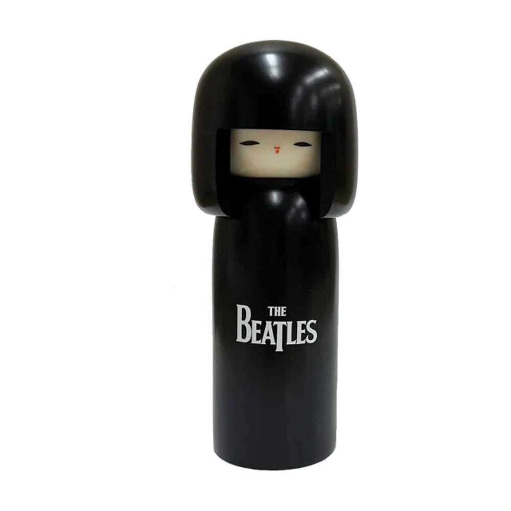 THE BEATLES ビートルズ (結成 65周年 ) - meets Japanese traditional craft Album debut 60th anniversary / こけし / 大 / 黒色 / インテリア置物 【公式 / オフィシャル】