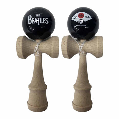 THE BEATLES ビートルズ (結成 65周年 ) - meets Japanese traditional craft Album debut 60th anniversary / けん玉 / 黒色 / グッズ 【公式 / オフィシャル】
